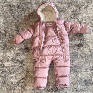 Baby Gap Pink Snowsuit- 12-18 months